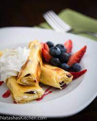 russian crepes with cheese a video