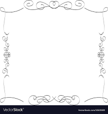 calligraphic borders frames royalty