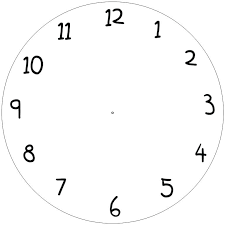 Clock Template Printable Theredteadetox Co