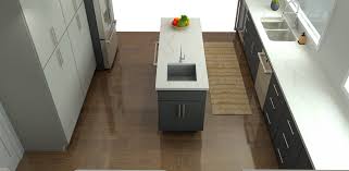 dual tone gray kitchen cabinets