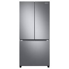 samsung rf18a5101sr 18 cu ft smart counter depth 3 door french door refrigerator stainless steel