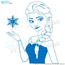 Elsa From Frozen Wall Art Vinyl Decal