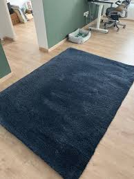 ikea adum deep navy blue carpet