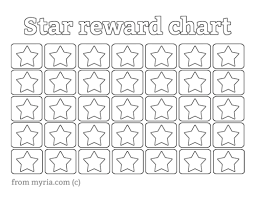 8 Free Printable Reward Charts Fill In The Stars Myria