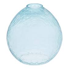 Blue Bubble Glass Globe Pendant Lamp
