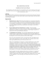  narrative report pdf examples final narrative report guidelines example