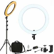 Zomei Ring Light 18 Inch 58w Led Dimmable Makeup Ring Light Adjustable Color Ebay