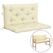 Vidaxl Garden Bench Cushion Cream White