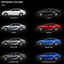 2022 Lexus Is Colors Lexus Paint