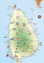 Карты Шри Ланки. Подробная карта Шри Ланки на русском языке с курортами и  отелями