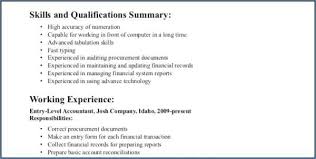 Entry Level Accounting Resume Luxury Accountant Resume Sample