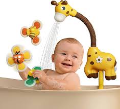 wjskv baby bath toy set shower head