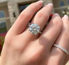 5 carat round diamond rings