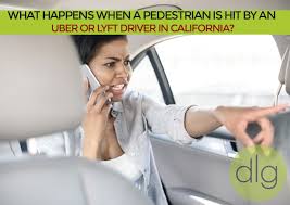 an uber or lyft driver in california