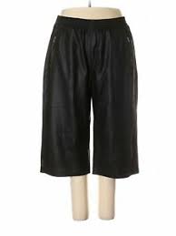 Details About Eloquii Women Black Faux Leather Pants 24 Plus