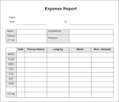 31 Expense Report Templates Pdf Doc Free Premium