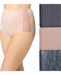 Womens 3 Pk Plus Size Ultra Stretch Brief Underwear Gs1603p