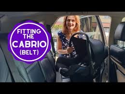 How To Fit Your Maxi Cosi Cabrio Tinca