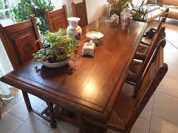 dining room set made of solid wood