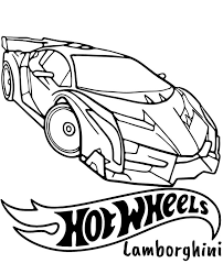 hot wheels lamborghini coloring sheet