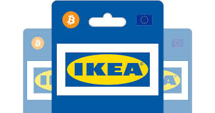 ikea gift card with bitcoin eth or