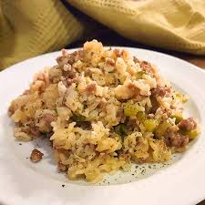 easy sausage and rice cerole recipe