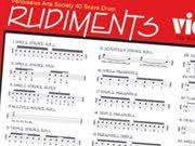 Drum Rudiments Chart Files Of Each Of The 40 Rudiments