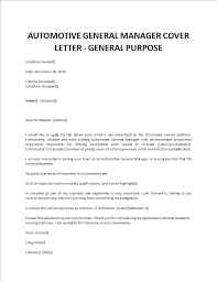 Letter of application guidelines font: General Manager Cover Letter
