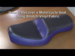 How To Recover A Motorcycle Seat Using