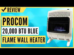 Btu Blue Flame Wall Heater Review