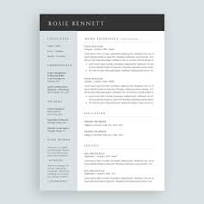 Ceo & executive resume sample. The Rosie Resume Cv Template Package For Microsoft Word How To Write A Resume That Will Get You The Interview