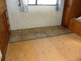 an rv flooring replacement using allure