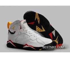 Nike Air Jordan 7 White Yellow Mens Basketball Shoes Top Deals