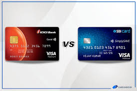 icici c credit card vs sbi simply