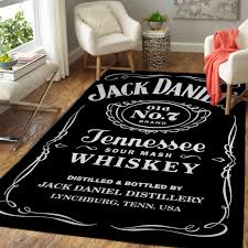 jack daniels old no 7 whiskey wine rug