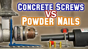 powder actuated hammer vs hammer drill