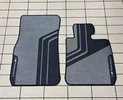 bmw front rubber floor mats m