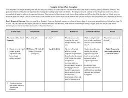 sle action plan template