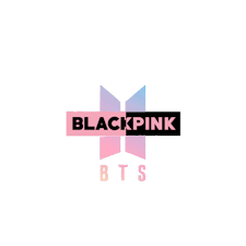 How black pink may overtake the bts boys | beat. Blackpink Bts Logo Kpop Sticker By Bryan Kim Blackpink And Bts Blackpink Logos