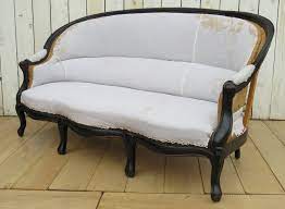 Antique French Ebonised Sofa Antiques