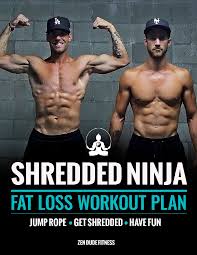 shredded ninja fat loss workout plan