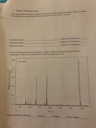 solved section 2 m spectrometry 1