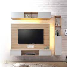 Pvc Wood Wall Mounted Tv Unit For Home