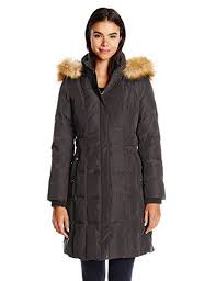 Faux Fur Hooded Jacket Coat Womens
