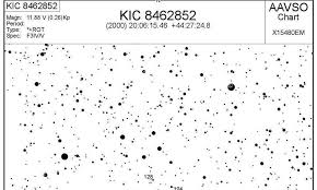 Aavso Chart Of Kic 8462852 Click To Enlarge Or Go To The