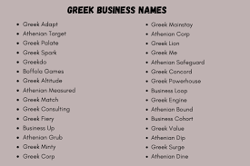 In addition to random usernames, it lets you generate social media. 450 Greek Business Names And Suggestions