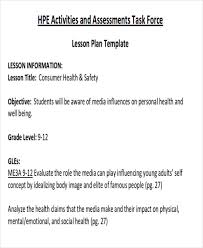 Sample Health Lesson Plan 7 Examples In Word Pdf