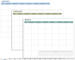 15 Free Monthly Calendar Templates Smartsheet