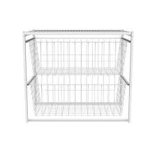 closetmaid wire basket 2 drawer organiz