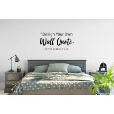 create your own wall quote sticker